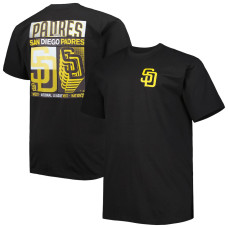 Men's San Diego Padres Black Two-Sided T-Shirt