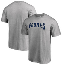 Men's San Diego Padres Fanatics Branded Ash Team Wordmark T-Shirt