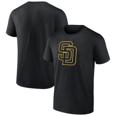 Men's San Diego Padres Fanatics Branded Black Rough Diamond T-Shirt