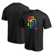 Men's San Diego Padres Fanatics Branded Black Team Pride Logo T-Shirt