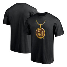 Men's San Diego Padres Fanatics Branded Black Team Swagg Chain T-Shirt