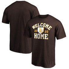Men's San Diego Padres Fanatics Branded Brown Welcome Home T-Shirt