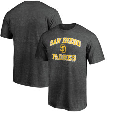 Men's San Diego Padres Fanatics Branded Charcoal Heart and Soul T-Shirt