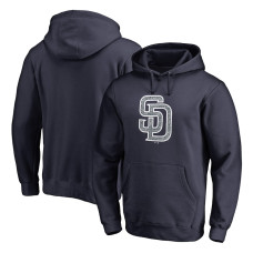 Men's San Diego Padres Fanatics Branded Navy Static Logo Pullover Hoodie