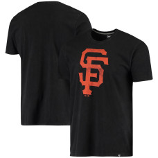 Men's San Francisco Giants '47 Black Inkblock Flatiron T-Shirt