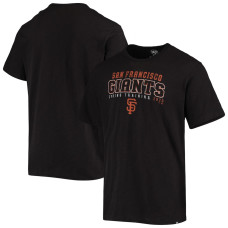 Men's San Francisco Giants '47 Heathered Black Spring Training Team Outline Scrum T-Shirt