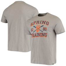 Men's San Francisco Giants '47 Heathered Gray Spring Training Cross Bat Scrum T-Shirt