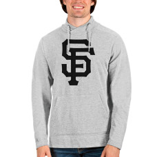 Men's San Francisco Giants Antigua Heathered Gray Reward Pullover Sweatshirt