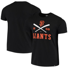Men's San Francisco Giants Black Crossed Bat T-Shirt