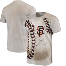 Men's San Francisco Giants Cream Hardball Tie-Dye T- Shirt