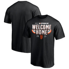 Men's San Francisco Giants Fanatics Branded Black 2021 Opening Day T-Shirt