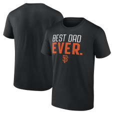 Men's San Francisco Giants Fanatics Branded Black Best Dad Ever T-Shirt