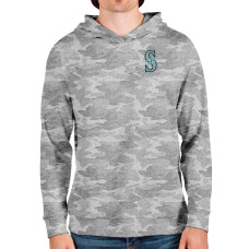Men's Seattle Mariners Antigua Camo Absolute Pullover Hoodie