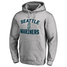 Men's Seattle Mariners Ash Victory Arch Pullover Hoodie