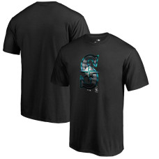 Men's Seattle Mariners Fanatics Branded Black Midnight Mascot T-Shirt