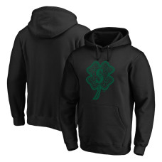 Men's Seattle Mariners Fanatics Branded Black St. Patrick's Day Celtic Charm Pullover Hoodie