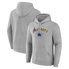 Men's Seattle Mariners Fanatics Branded Gray Wahconah Pullover Hoodie