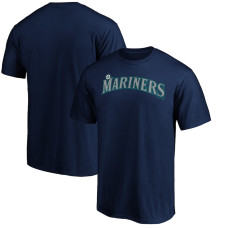 Men's Seattle Mariners Fanatics Branded Navy Official Wordmark Team T-Shirt