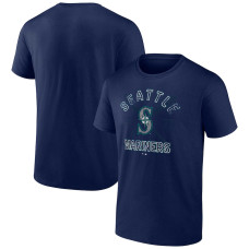 Men's Seattle Mariners Fanatics Branded Navy Second Wind T-Shirt