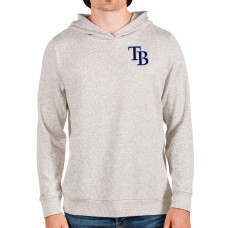 Men's Tampa Bay Rays Antigua Oatmeal Absolute Pullover Hoodie