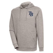 Men's Tampa Bay Rays Antigua Oatmeal Action Pullover Hoodie