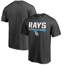 Men's Tampa Bay Rays Fanatics Branded Ash Win Stripe T-Shirt
