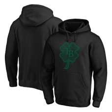 Men's Tampa Bay Rays Fanatics Branded Black St. Patrick's Day Celtic Charm Pullover Hoodie
