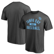 Men's Tampa Bay Rays Fanatics Branded Charcoal Iconic Primary Pill T-Shirt