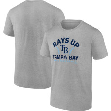 Men's Tampa Bay Rays Fanatics Branded Heathered Gray Iconic Go for Two T-Shirt