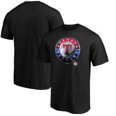 Men's Texas Rangers Fanatics Branded Black Team Midnight Mascot T-Shirt
