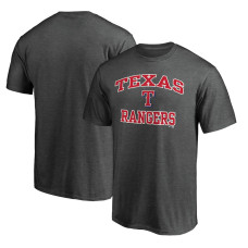 Men's Texas Rangers Fanatics Branded Charcoal Heart and Soul T-Shirt