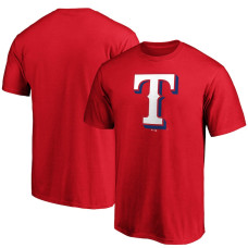 Men's Texas Rangers Fanatics Branded Red Official Logo T-Shirt