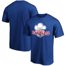 Men's Texas Rangers Fanatics Branded Royal Cooperstown Collection Forbes Team T-Shirt