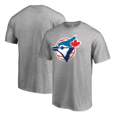 Men's Toronto Blue Jays Fanatics Branded Ash Cooperstown Collection Forbes T-Shirt