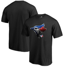 Men's Toronto Blue Jays Fanatics Branded Black Midnight Mascot T-Shirt
