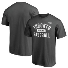 Men's Toronto Blue Jays Fanatics Branded Charcoal Iconic Primary Pill T-Shirt