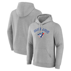 Men's Toronto Blue Jays Fanatics Branded Gray Wahconah Pullover Hoodie