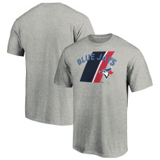Men's Toronto Blue Jays Fanatics Branded Heathered Gray Team Prep T-Shirt