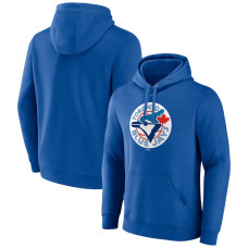 Men's Toronto Blue Jays Fanatics Branded Royal Cooperstown Collection Pullover Hoodie