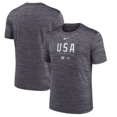 Men's USA Baseball Nike Black 2023 World Baseball Classic Velocity T-Shirt