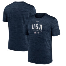 Men's USA Baseball Nike Navy 2023 World Baseball Classic Velocity T-Shirt