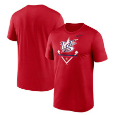 Men's USA Baseball Nike Red 2023 World Baseball Classic Icon Legend T-Shirt