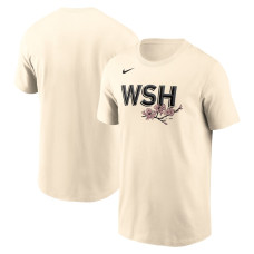Men's Washington Nationals  Nike Cream City Connect Wordmark T-Shirt