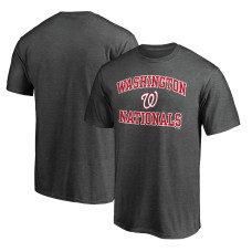 Men's Washington Nationals Fanatics Branded Charcoal Heart and Soul T-Shirt