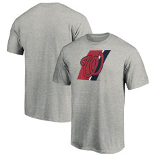 Men's Washington Nationals Fanatics Branded Heathered Gray Team Prep T-Shirt