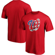 Men's Washington Nationals Fanatics Branded Red Banner Wave T-Shirt