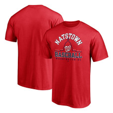 Men's Washington Nationals Fanatics Branded Red Hometown Logo T-Shirt