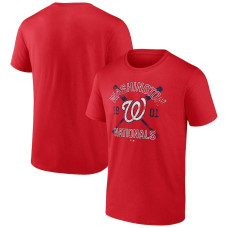 Men's Washington Nationals Fanatics Branded Red Second Wind T-Shirt